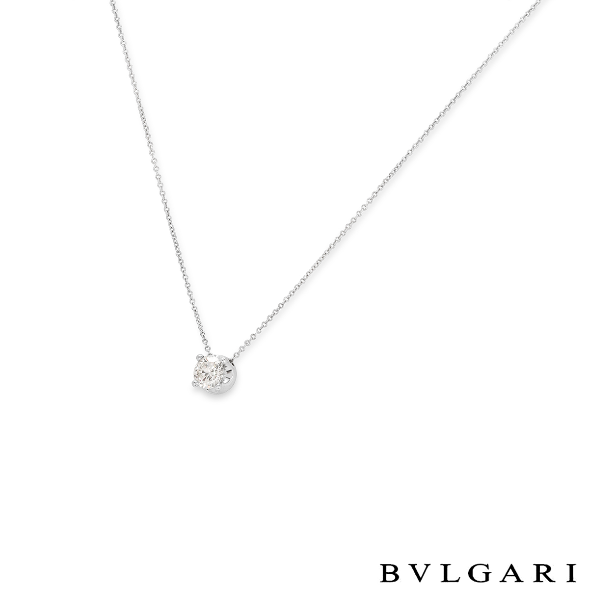 bvlgari heart diamond necklace